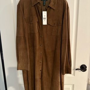Ralph Lauren Suede Dress